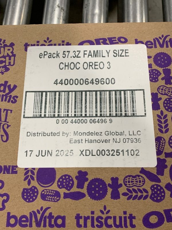Photo 1 of OREO Chocolate Sandwich Cookies, Family Size - 3 Packs
