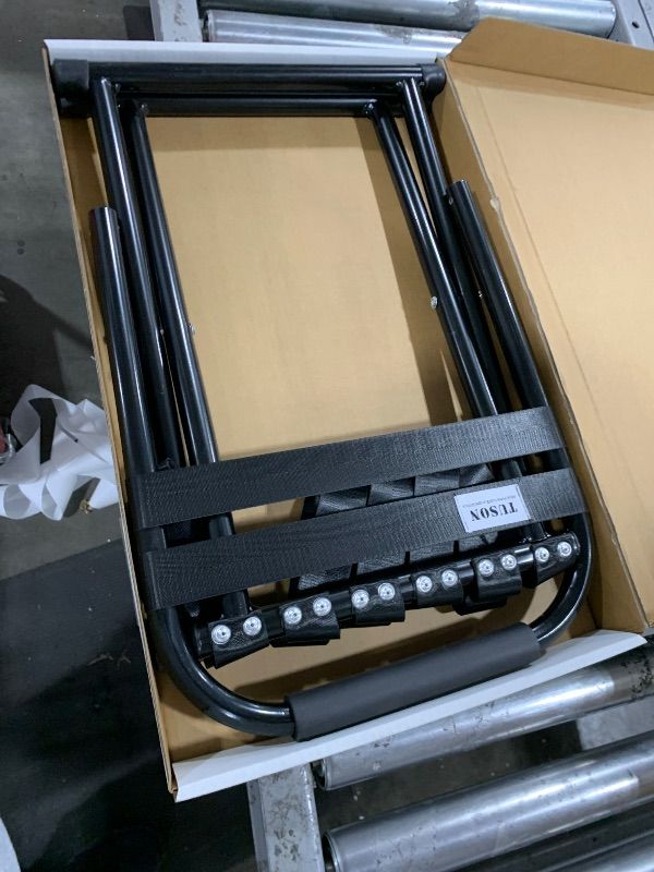 Photo 1 of TUSON Small Camping Stool - Ultra-Portable Foldable Chair 15” x14” with 500lbs Capacity, Lightweight Collapsible Lawn Chair for Outdoor Camping, Hiking, Fishing, Patio & Garden BBQ (Black) 1PCS