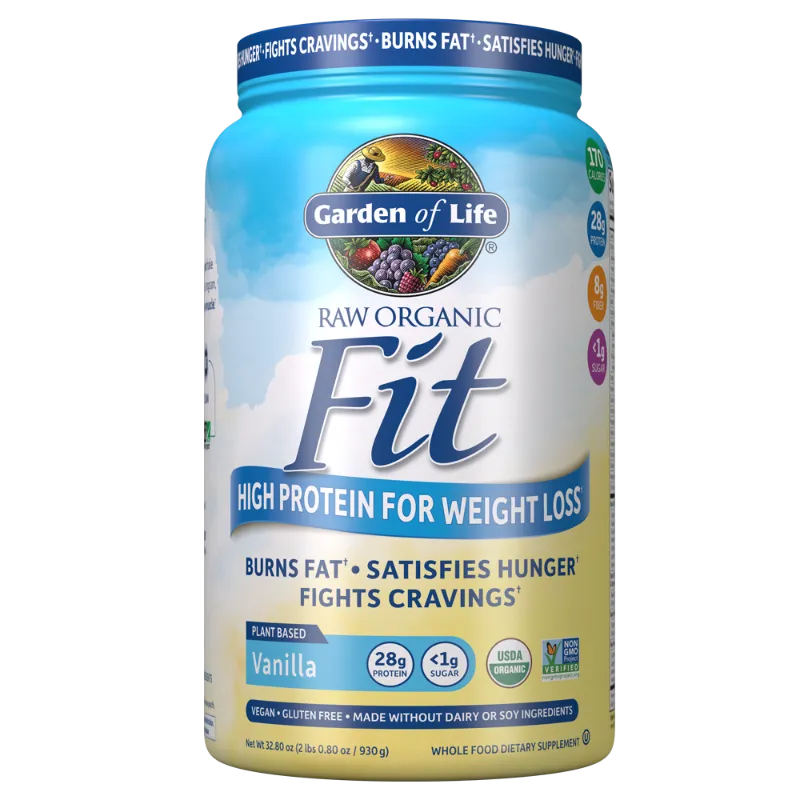 Photo 1 of Raw Organic Fit Vanilla 32.2oz by Garden of Life
