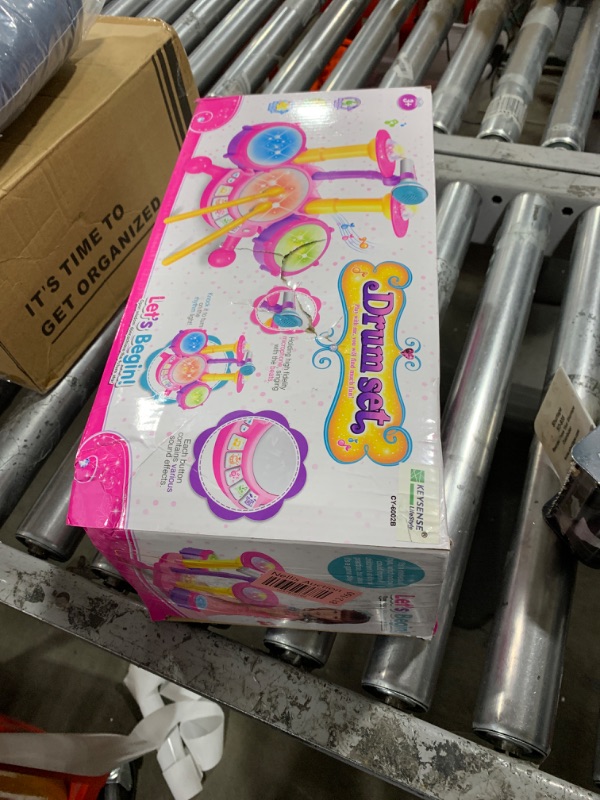 Photo 1 of Kids Drum Set for Toddlers 1-3 Musical Baby Girl Toys for 1 Year Old Girl Gifts Educational Microphone Instruments Toys 12-18 Months Toddler Girl Toys Age 1-2 Birthday Gifts Presents for 6 9 12 Months