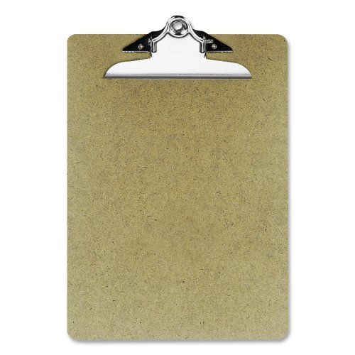 Photo 1 of Officemate Hardboard Clipboard, 9" X 12-1/2", Brown 2 pack
