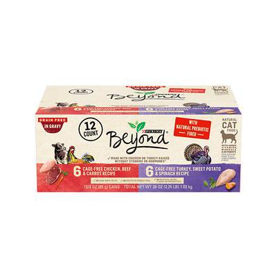 Photo 1 of Purina Beyond Chicken & Turkey Variety Pack Wet Cat Food, 3-oz Can, Case of 12