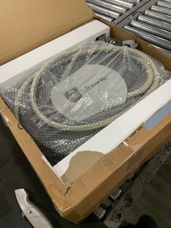 Photo 1 of Retractable Garden Hose Reel, 1/2 in x 100 ft Wall Mounted Hose Reel, 10-Pattern Spray Nozzle, Any Length Lock/Slow Return System/Wall Mounted/180°Swivel Bracket