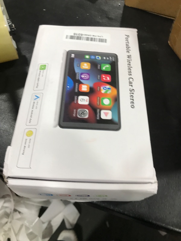 Photo 1 of ?Hieha? 2025 Wireless Portable Carplay and Android Auto, Carplay Screen for Car with Mirror Link/AUX/FM,7" Touchscreen Bluetooth 5.0, Marine Stereos for All Vehicles