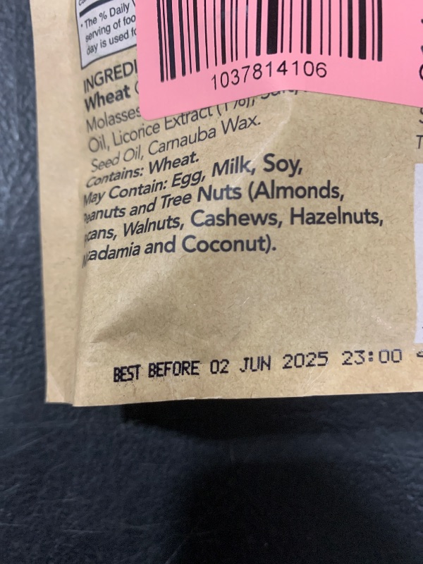 Photo 1 of RJ'S LICORICE, Licorice, Nat Blk, Sft Eatn, Pack of 8, Size 7.05 OZ, (Dairy Free GMO Free Kosher Low Sodium Vegan)8