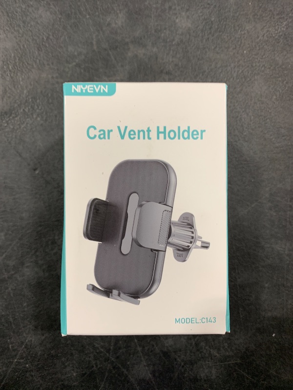 Photo 1 of Upgraded Car Phone Holder, Metal Hook Clip Car Vent Phone Mount, Hands-Free Vent Phone Holders for your car, Compatible with iPhone series, Android and all smartphones, Equipped with cable manager