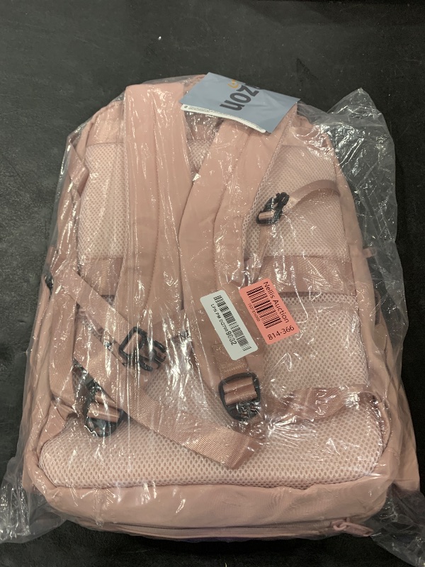 Photo 1 of Taygeer Vacuum Backpack, Expandable Vacuum Seal Carry on Backpack with Rain Cover, 17'' laptop Compression Backpacks Travel with Shoe Compartment, TSA Approved Personal Item Compression Back Pack,Pink