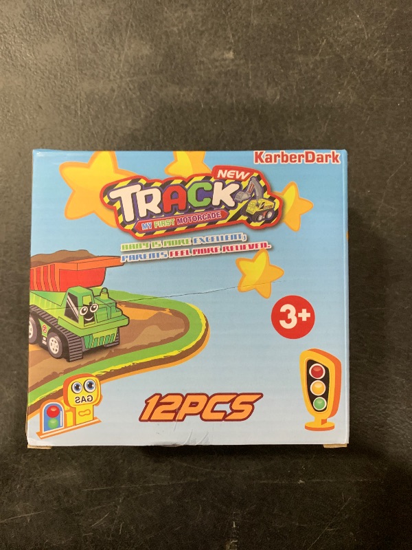 Photo 1 of 12-Piece Mini Truck Toy Kit - Pull Back Construction Vehicles for Kids, Great Party Favors, Birthday Gifts, Classroom Rewards, and Stocking Stuffers