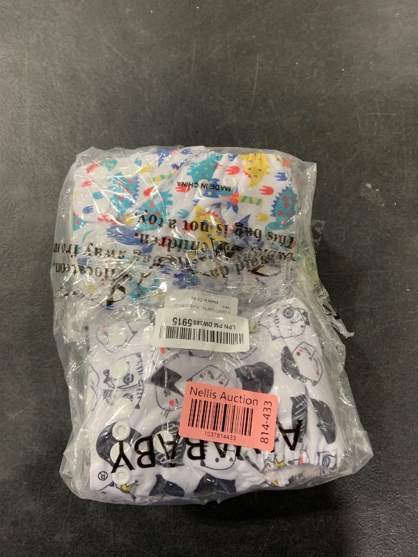 Photo 1 of ALVABABY Newborn Cloth Diapers,Reusable Cloth Diaper for Preemie,6pcs Diaper Covers with 12 Newborn Diaper Inserts, Less Than 12pounds Baby Boy