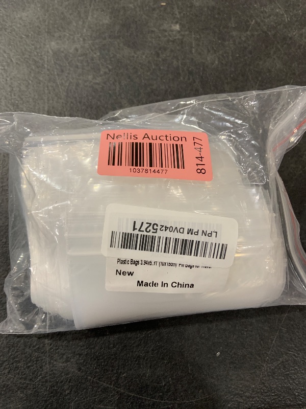 Photo 1 of 100 Packs 4.7 Mil Sturdy Plastic Bags 3.94x5.91'' - Clear Zip Bags for Pills, Jewelry, Meds, Travel, Storage, Packaging & Shipping - Reclosable Strong Poly Baggies With Resealable Top Lock