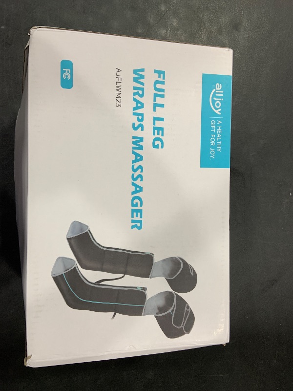 Photo 1 of ALLJOY Leg Massager for Circulation and Pain Relief FSA, Leg Massager with Heat and Compression, Helps with Swollen Legs, Edema, RLS, FSA/HSA Eligible, Mothers Day Gifts for Mom Dad Men Women