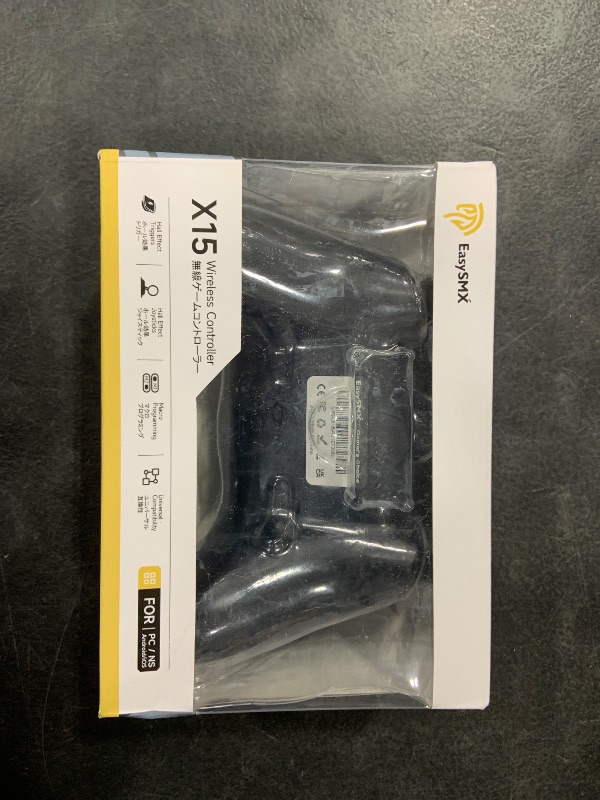 Photo 1 of EasySMX X15 PC Controller - Enhanced Wireless Bluetooth Controller with Hall Joysticks/Hall Triggers/RGB Lighting - No Stick Drift, No Dead Zone - Work for Windows PC, Android, Steam and Switch