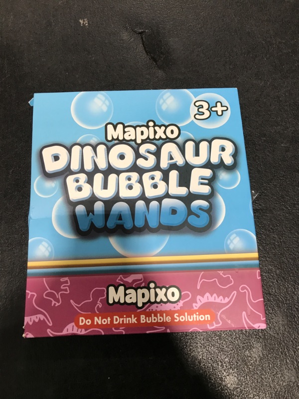 Photo 1 of 32 Pack Bubble for Kids Party Favors, 8 Style Mini Bubble Wands with Gift Box, Dinosaur Toys Bulk for Carnival Prizes Goodie Bag Stuffers Supplies, Birthday Bath Time Bubbles Blower Toy for Girl Boy