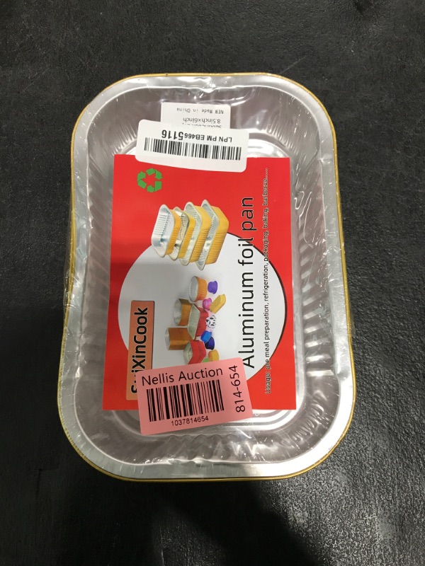 Photo 1 of SuiXinCook Aluminum foil baking Pans Heavy Duty 2LB Small foil pan 8.5"×6" 20pack Disposable, For Microwave & Oven Safe Cooking