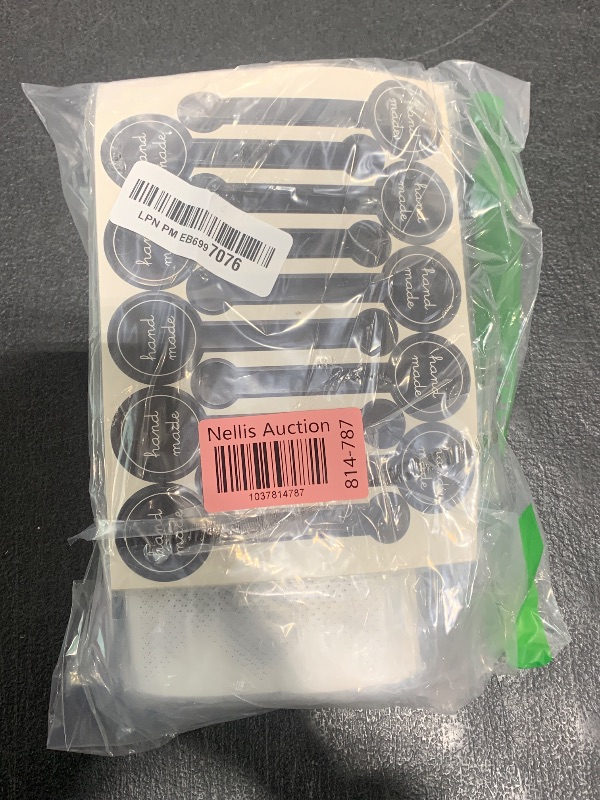Photo 1 of (400Pcs) 200 Pack Translucent Cellophane Bags for Bakery Party Supplies (9x3.4 Inch) - Clear Plastic Cookie Candy Wrapping Bags with 200 Handmade Stickers, Ideal for Chocolate Cake Snack Packaging