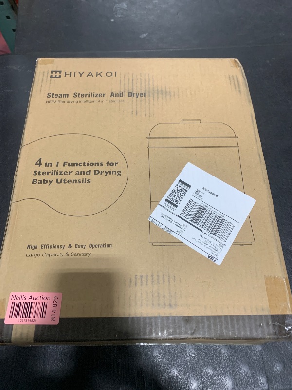 Photo 1 of Bottle Sterilizer and Dryer, HIYAKOI Electric Steam Baby Bottle Sterilizer and Dryer, All-in-One Sterilizer 2 Layers Large for Baby Bottles, Parts & Other Newborn Essentials - HEPA Filtration