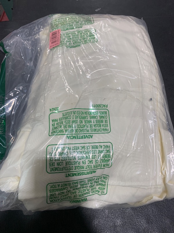 Photo 1 of BRILLMAX 4 Pack Ivory Tablecloths for 8 Foot Rectangle Tables 90 x 156 Inch - 8ft Rectangular Bulk Linen Polyester Fabric Washable Cloth Cover for Wedding Reception Banquet Birthday Party