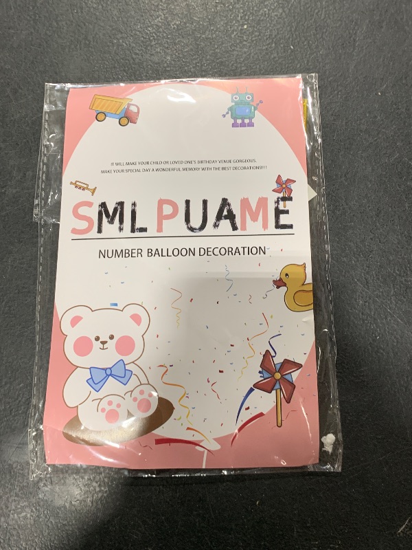 Photo 1 of Smlpuame 40 inch Number Balloon 0-9 Gold Large Number 6 Balloons,Digital Balloons for Birthday Party Celebration Decorations Supplies, Helium Foil Number Balloons for Wedding Anniversary