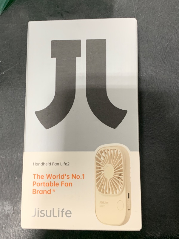 Photo 1 of JISULIFE Handheld Mini Lash Fan with Bracket, Small Portable USB Rechargeable Personal Makeup/Eyelash Fan with 3 Speeds for Women Mom Girls Office Outdoor Travel Blue
