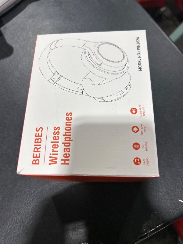 Photo 1 of BERIBES Bluetooth Headphones Over Ear, 65H Playtime and 6 EQ Music Modes Wireless Headphones with Microphone, HiFi Stereo Foldable Lightweight Headset, Deep Bass for Home Office Cellphone PC Ect.