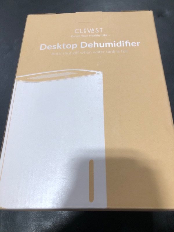 Photo 1 of CLEVAST Small Dehumidifier, white, CL-dh04