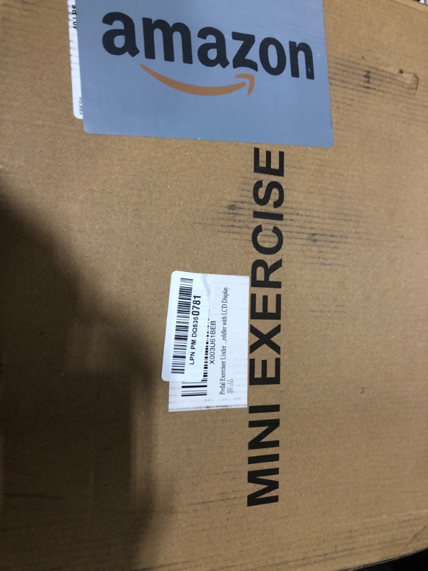 Photo 1 of Pedal Exerciser Under Desk Bike Mini Exercise Bike for Leg and Arm Cycling Exercise Portable Peddler with LCD Display