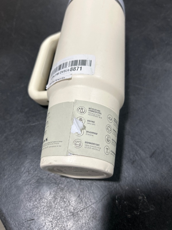 Photo 1 of Stanley Quencher H2.0 Tumbler with Handle and Straw 30 oz | Flowstate 3-Position Lid | Cup Holder Compatible for Travel | Insulated Stainless Steel Cup | BPA-Free | Cream 2.0