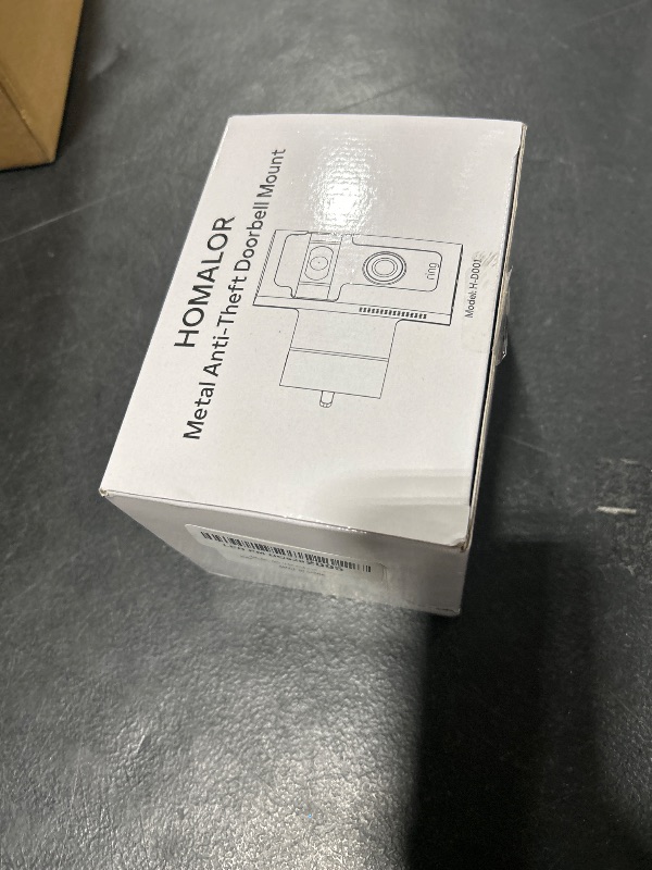 Photo 1 of Anti Theft Ring Doorbell Mount - Renter Friendly Ring Doorbell Holder for Apartment Door - All Metal Ring Door Bracket Blink Doorbell Mount No Drill