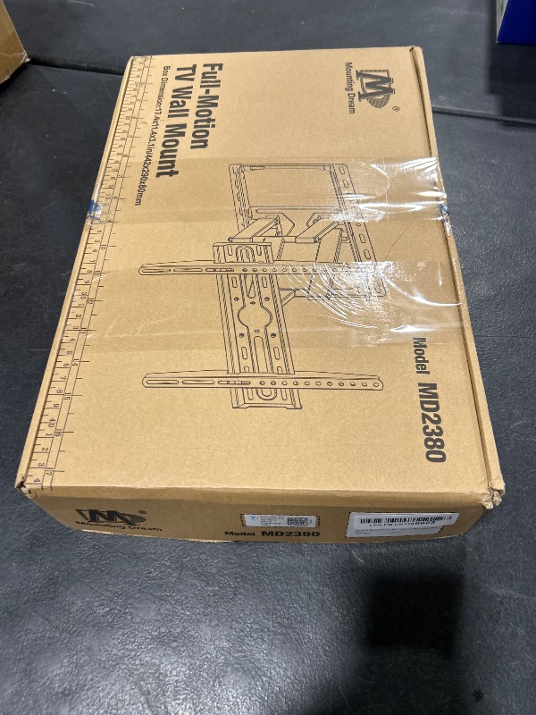 Photo 1 of Mounting Dream TV Wall Mount for 32-65 Inch Television,Mount with Swivel and Tilt, Full Motion Bracket with Articulating Dual Arms, Fits 16inch Studs, Max VESA 400X400 mm, 99lbs, MD2380