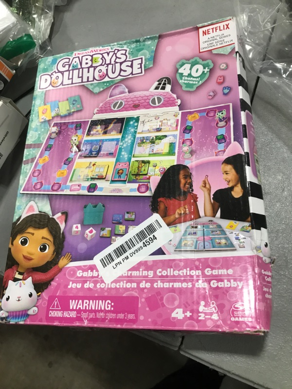 Photo 1 of Spin Master Games, Gabby’s Dollhouse, Charming Collection Board Game for Kids & Family, 2-4 Players, Easter Basket Stuffers, for Ages 4 & Up