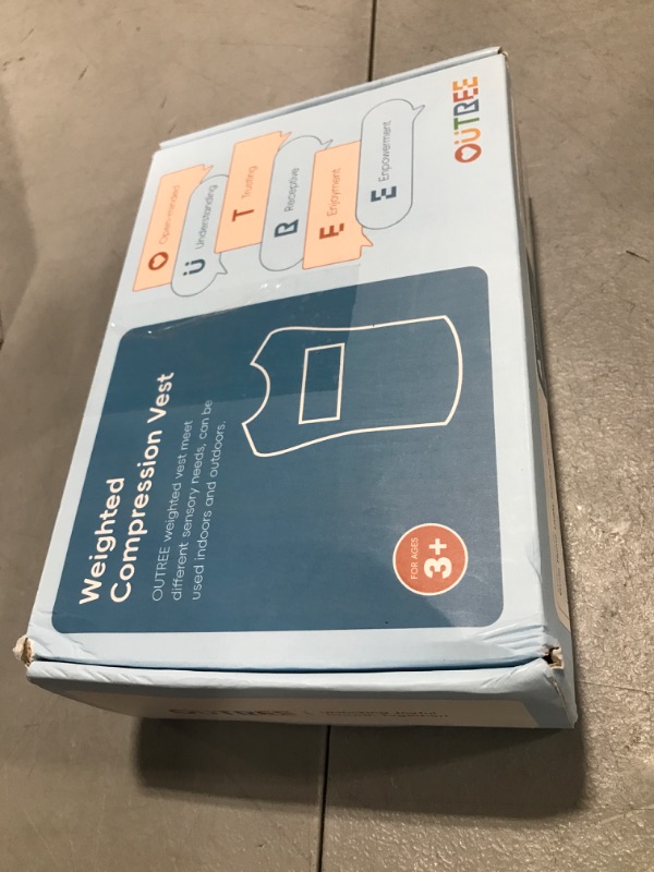 Photo 1 of OUTREE Weighted Vest for Kids with Sensory Needs, Compression Vest for Kids with ADHD and Autism, Kids Weighted Vest with Adjustable Weights (Medium Green)