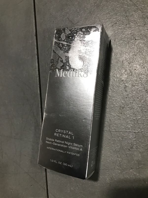 Photo 1 of Medik8 Crystal Retinal 1 - Brightening, Firming, Advanced Skin Retinaldehyde Serum - Smooths Wrinkles - Hyaluronic Acid, Glycerin, Vitamin E - 1 oz