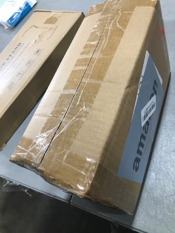 Photo 1 of SPACEEUP 4x4 Post Base 2 Pcs, Inner Size 3.6"x3.6" Deck Post Base, Heavy Duty Powder-Coated Post Anchor Black Wood Post Brackets for Decking Porch Railing Support