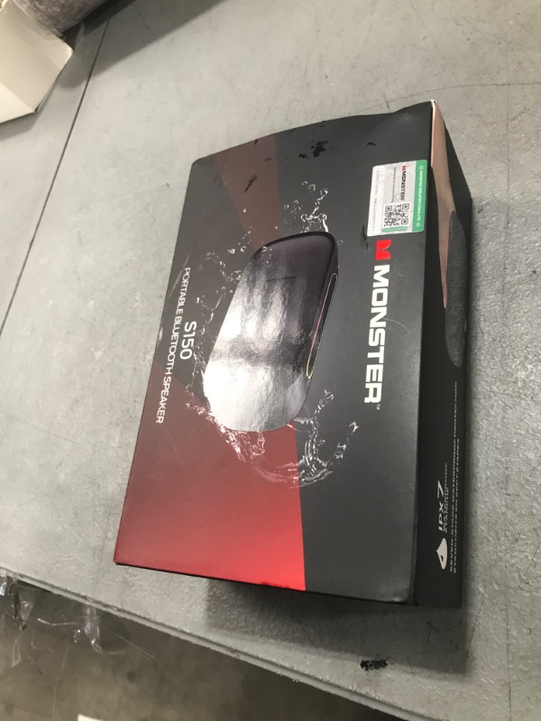 Photo 1 of Monster S150 Bluetooth Speaker, Strong Bluetooth 5.4, IPX7 Waterproof Wireless Speaker, Support Sulti-Channel Connection, HD Hands-Free Calling, Compact Design Bluetooth Speakers