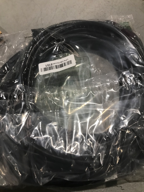 Photo 1 of YOJOE Indoor Outdoor Extension Cord, 3 Prong 13A Weatherproof Power Cord, 16 Gauge Heavy Duty 30 ft Black Extension Cord for Garage, Garden and Home, 16/3 SJTW UL Listed