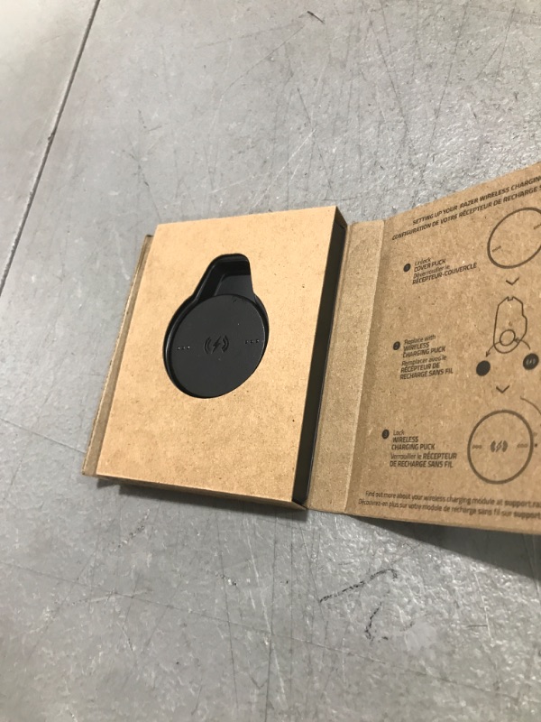 Photo 1 of Razer Wireless Charging Puck for Razer Basilisk V3 Pro, Naga V2 Pro, Cobra Pro Gaming Mouse: Compatible with Wireless Charging Devices - Mouse and Mouse Dock Sold Separately