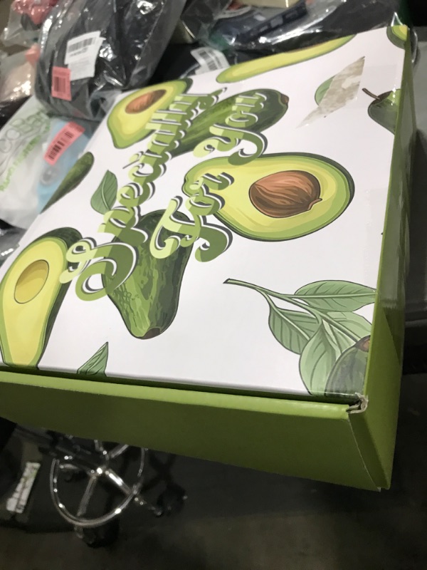 Photo 1 of Avocado Self Care Package for Women-12PCS Avocado Themed Birthday Box for Woman Get Well Soon Gift for Women Relaxing Spa Gifts Basket Care Package with Luxury Flannel Blanket
