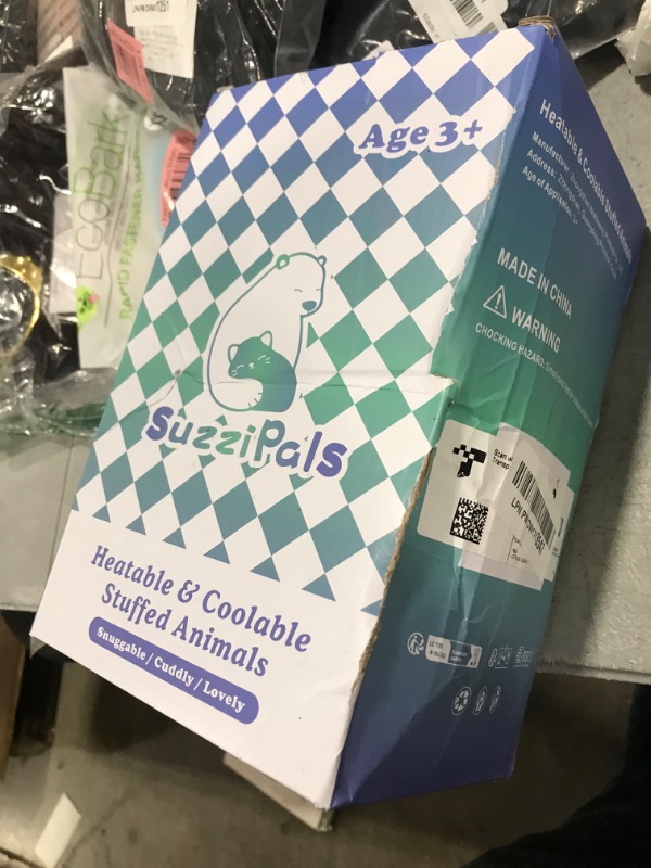 Photo 1 of SuzziPals Warmable Hippo Stuffed Animals, Microwavable Stuffed Animal Heating Pads for Period & Stress Relief, Heatable & Coolable Hippopotamus Plush Toy, Cute Plushies Gifts for Kids & Women