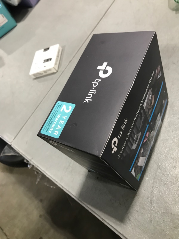 Photo 1 of TP-Link Ultra-Portable Wi-Fi 6 AX1500 Travel Router TL-WR1502X | Easy Public WiFi Sharing | Hotel/RV/Travel Approved | Phone WiFi Tether | USB C Powered | Multi-Mode | Tether App | Durable Design