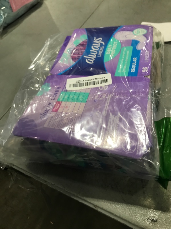 Photo 1 of Always Daily Protect Liners, Regular Length, Unscented, 96 Count