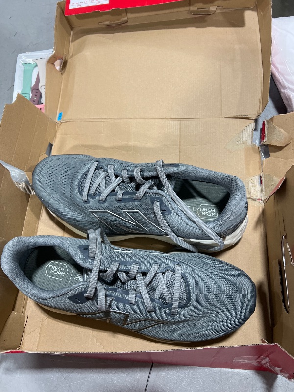 Photo 1 of New Balance Men's Fresh Foam 680 V8 Running Shoe, Harbor Grey/Magnet/Dark Silver Metallic, 11 Wide