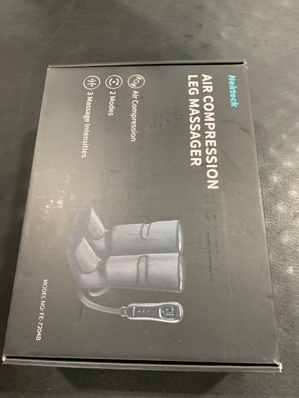 Photo 1 of Nekteck Leg Massager with Air Compression for Circulation and Relaxation, Foot and Calf Massage Machine with Hand-held Controller, Adjustable Leg Wraps for Home and Office Use - FSA HSA Eligible