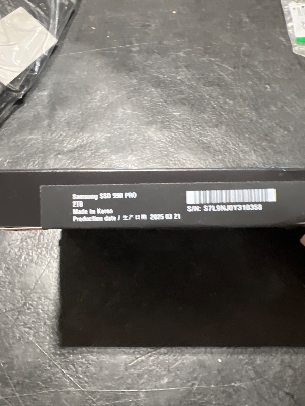 Photo 1 of SAMSUNG 990 PRO SSD NVMe M.2 PCIe Gen4, M.2 2280 Internal Solid State Hard Drive, Seq. Read Speeds Up to 7,450 MB/s for High End Computing, Gaming, and Heavy Duty Workstations, MZ-V9P2T0B/AM