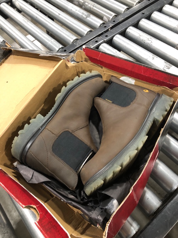 Photo 1 of Wolverine Men's I-90 Waterproof Composite-Toe Romeo Slip-On Boot, Sudan Brown, 11 Extra Wide US