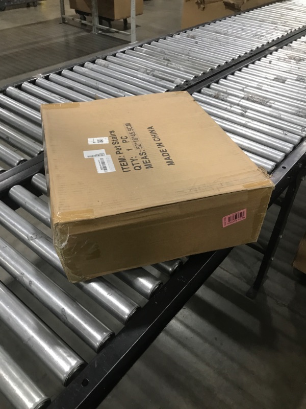 Photo 1 of PetRuna Extra Wide Dog Stairs for Large Dogs, Foldable Dog Ramp for Car with Non-Slip Surface, Dogs Stairs for Cars, High Beds, Truck, Supports up to 250 lbs, 4 Steps