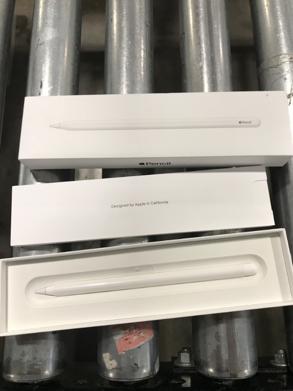 Photo 1 of Apple Pencil (2nd Generation): Device Compatibility Check Required - Pixel-Perfect Precision, Perfect for Note-Taking, Drawing, and Signing documents. Attaches, Charges, and Pairs magnetically.