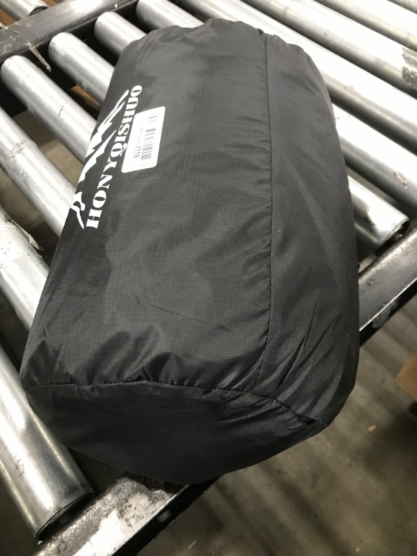 Photo 1 of HonyQiShuo Outdoor Waterproof Camping Blanket, Thermal Insulated Picnic Blanket, Foldable Fleece Stadium Blanket for Outdoor Sports Event, Camping, Picnics, Windproof, Wearable, Black