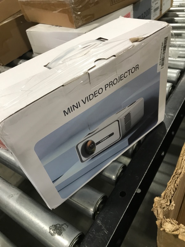 Photo 1 of VIZONY Mini Projector with WiFi and Bluetooth, 450ANSI 1080P FHD Home Movie Projector, Portable Outdoor Projector with 250" Display+Zoom, Compatible w/Phone//Laptop/TV Stick-Indoor&Outdoor