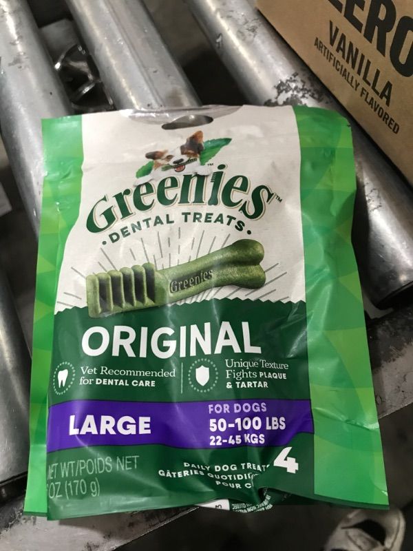 Photo 1 of  BB JUNE 25 2029 Dental Chew Treats, 4-Ct. Large