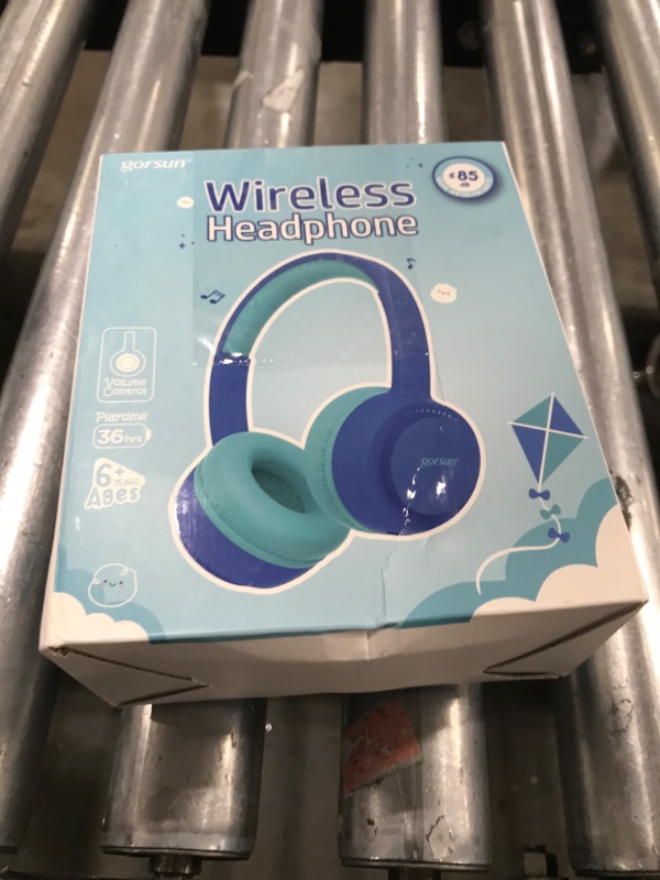 Photo 1 of gorsun Kids Headphones, Bluetooth 5.3, Toddler Headphones 85 dBA Safe Volume, 45H Play Time, with Microphone, Kids Wireless Headset for iPad/Tablet/Travel/School, ldeal Gift(Blue)